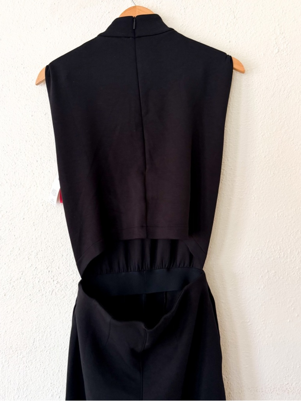 Spanx AirEssentials Black Mock Neck Petite Jumpsuit - Picture 10 of 11